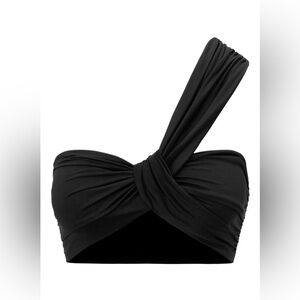 A.L.C. - Athena bikini swim top - alc black swim top